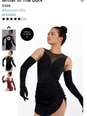 Weissman dance costume no gloves